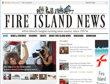 Tablet Screenshot of fireisland-news.com